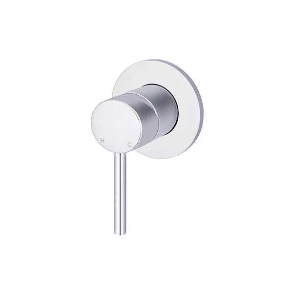 Round - Polished Chrome Wall Mixer Finishing Kit
