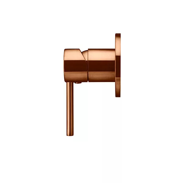 Round - Lustre Bronze Wall Mixer Finishing Kit