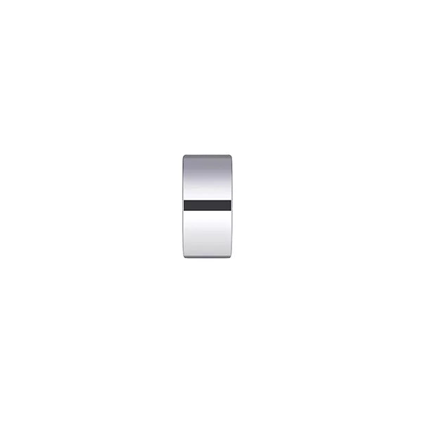 Circular - Polished Chrome Quarter Turn Wall Taps