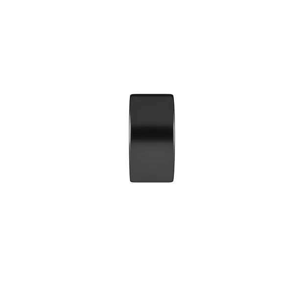 Circular - Matte Black Quarter Turn Wall Taps