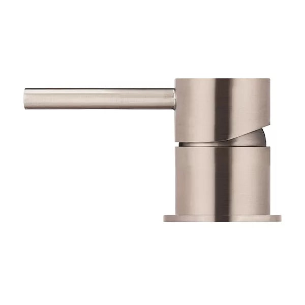 Round - Champagne Deck Mounted Mixer