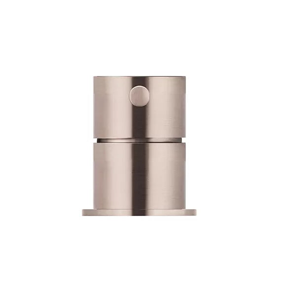 Round - Champagne Deck Mounted Mixer