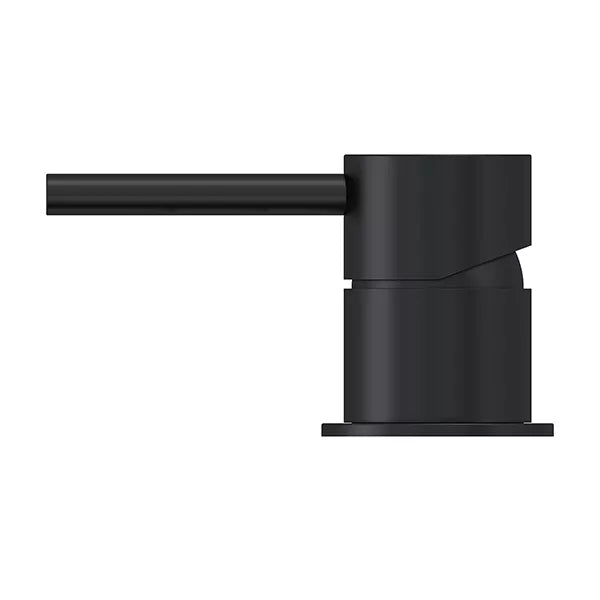 Round - Matte Black Deck Mounted Mixer