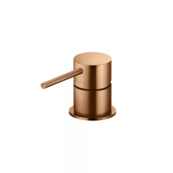 Round - Lustre Bronze Deck Mounted Mixer