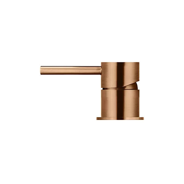 Round - Lustre Bronze Deck Mounted Mixer