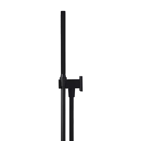 Square - Matte Black Hand Shower on Swivel Bracket
