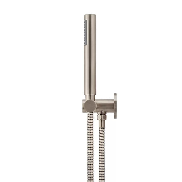 Round - Champagne Three Function Hand Shower on Swivel Bracket