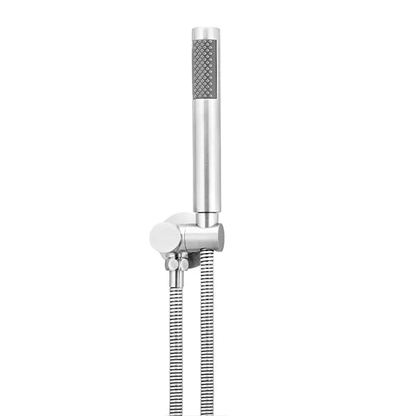 Round - Polished Chrome Three Function Hand Shower on Swivel Bracket