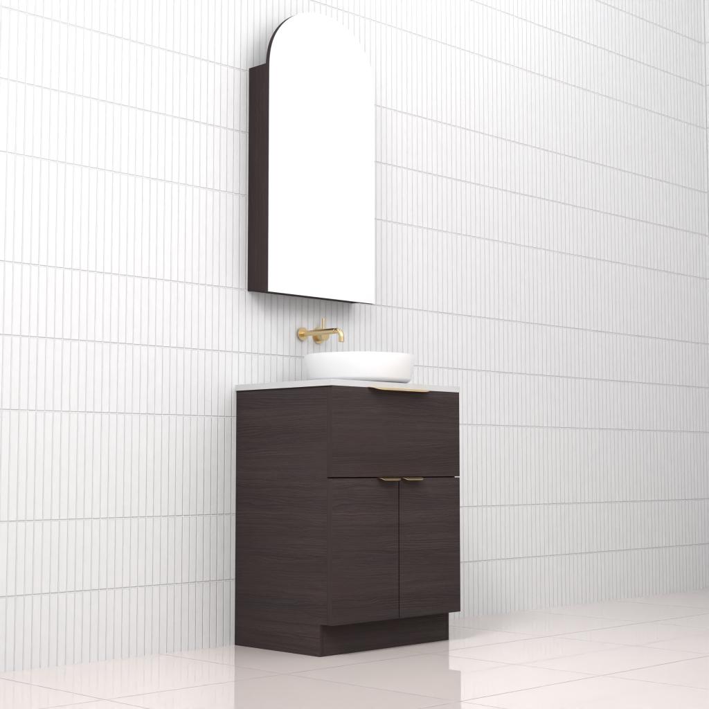 Marlee - 600mm Espresso Oak Freestanding Vanity