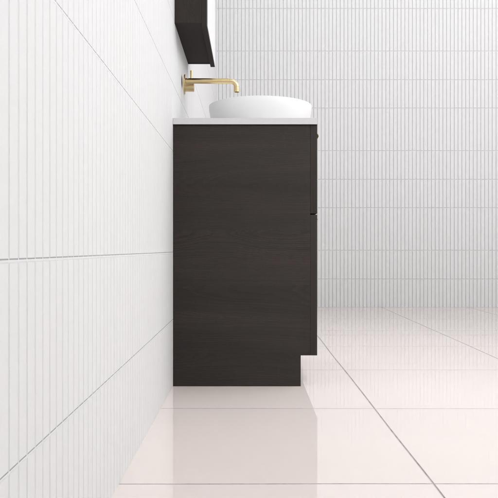 Marlee - 600mm Smoked Onyx Freestanding Vanity