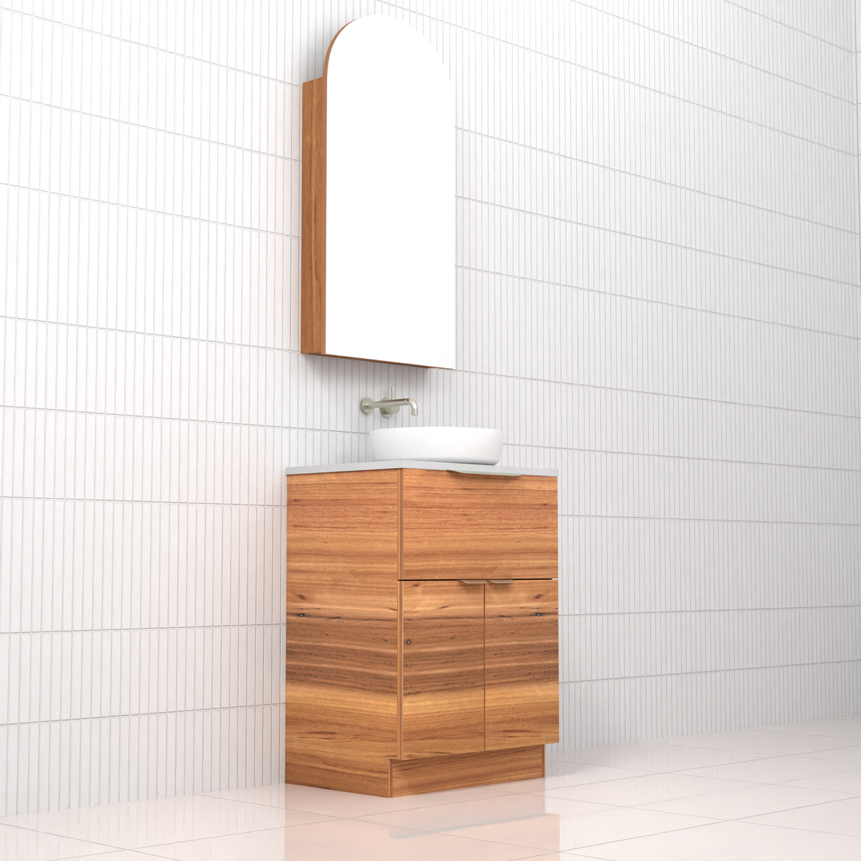 Marlee - 600mm Blackbutt Freestanding Vanity