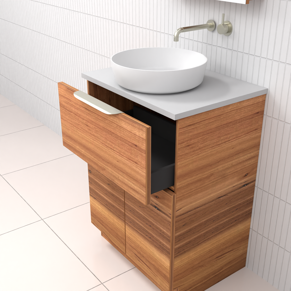Marlee - 600mm Blackbutt Freestanding Vanity