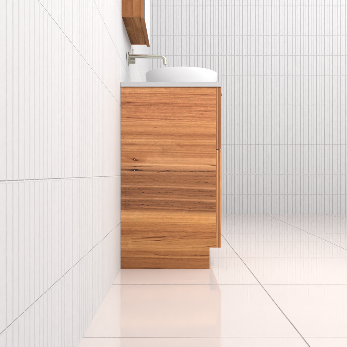 Marlee - 600mm Blackbutt Freestanding Vanity