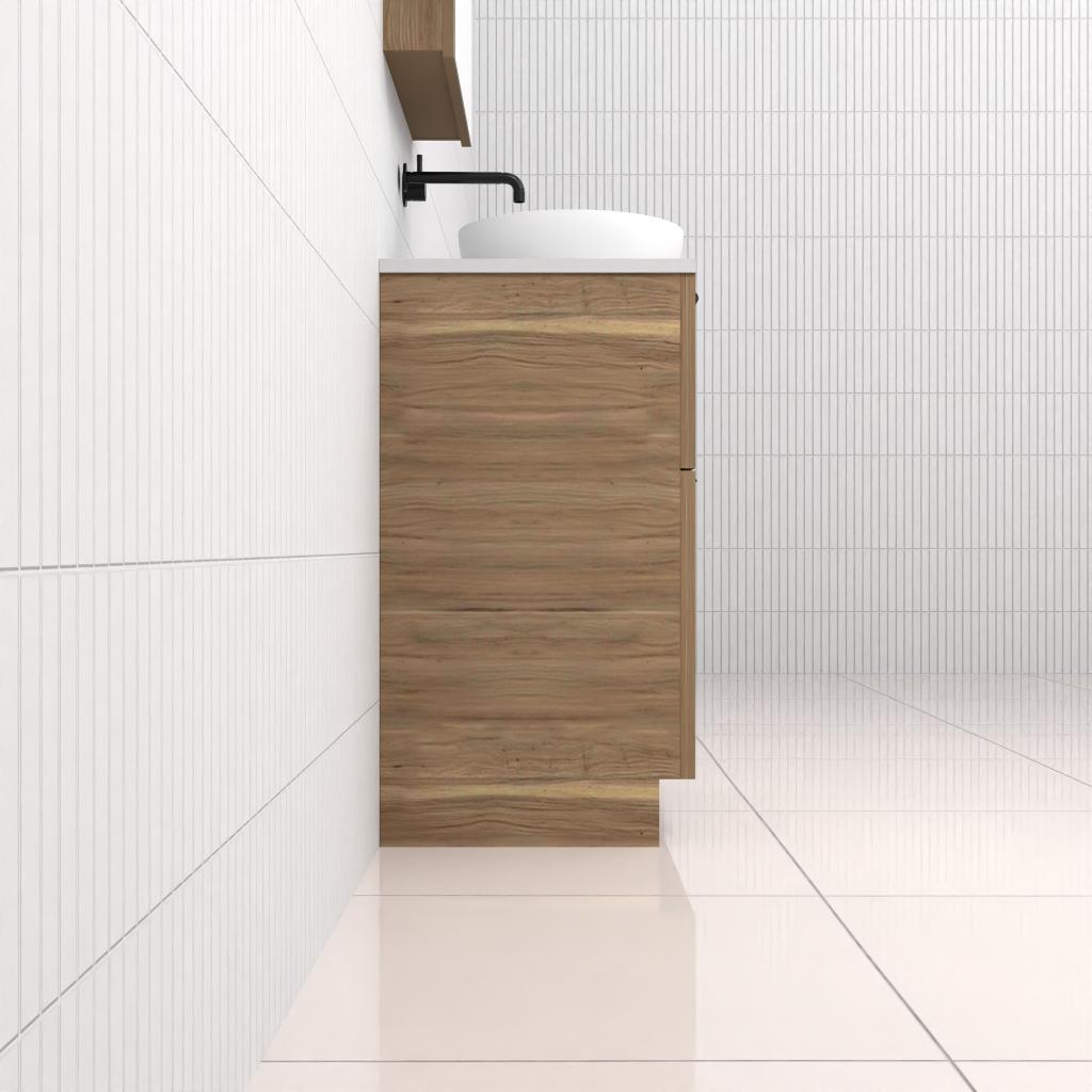 Marlee - 600mm Tuscan Oak Freestanding Vanity