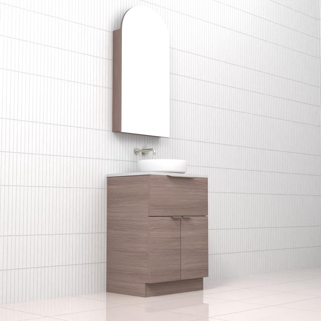 Marlee - 600mm Urban Oak Freestanding Vanity