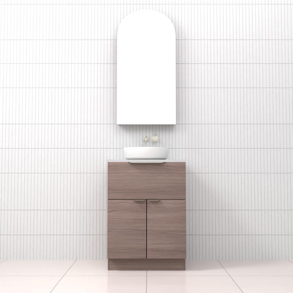 Marlee - 600mm Urban Oak Freestanding Vanity