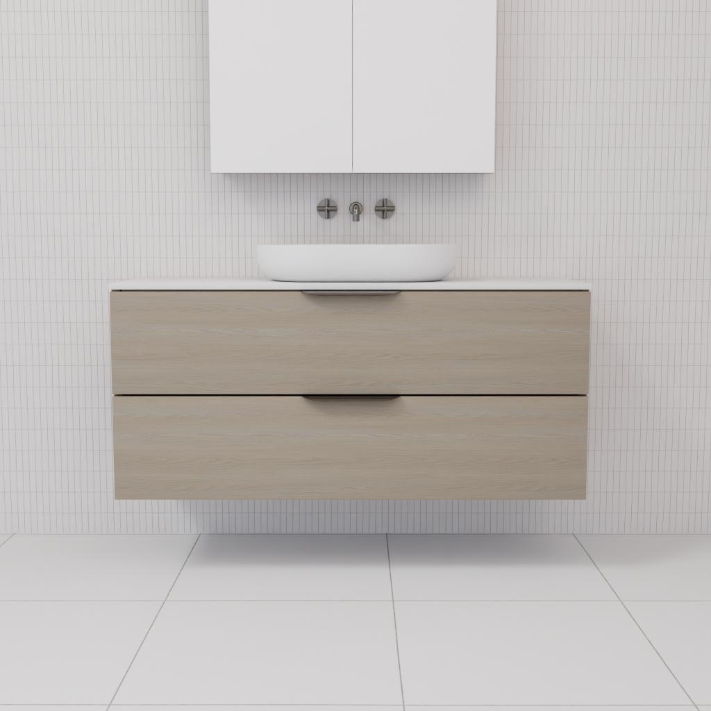 Odesa - 1200mm Smoked Ash Wall Hung Vanity