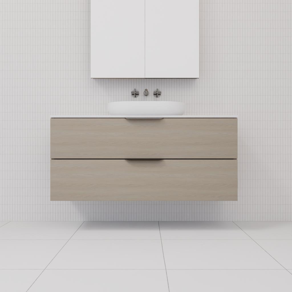 Odesa - 1200mm Smoked Ash Wall Hung Vanity