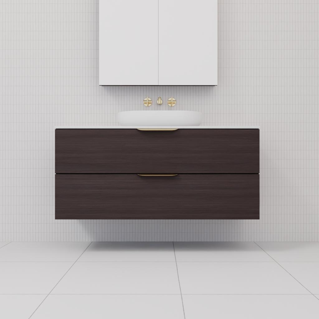 Odesa - 1200mm Espresso Oak Wall Hung Vanity
