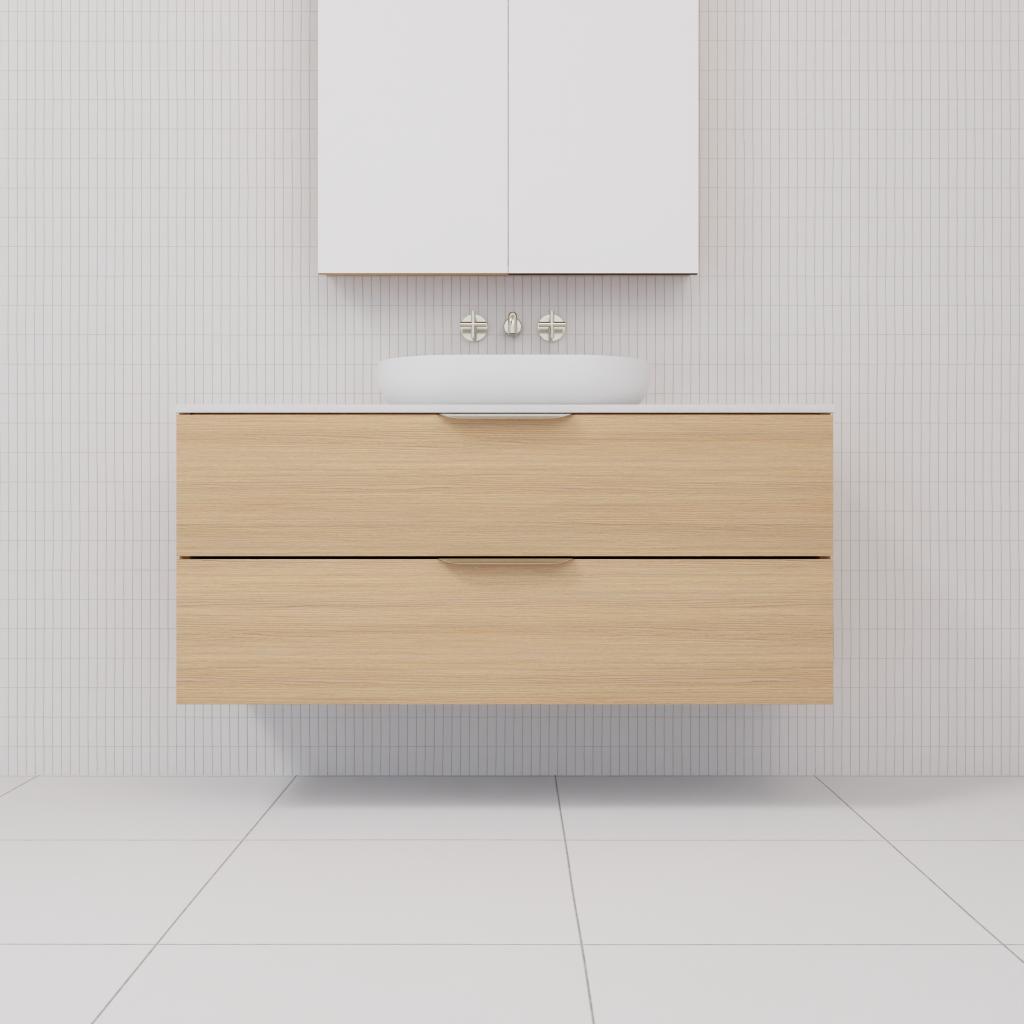 Odesa - 1200mm Nordic Oak Wall Hung Vanity