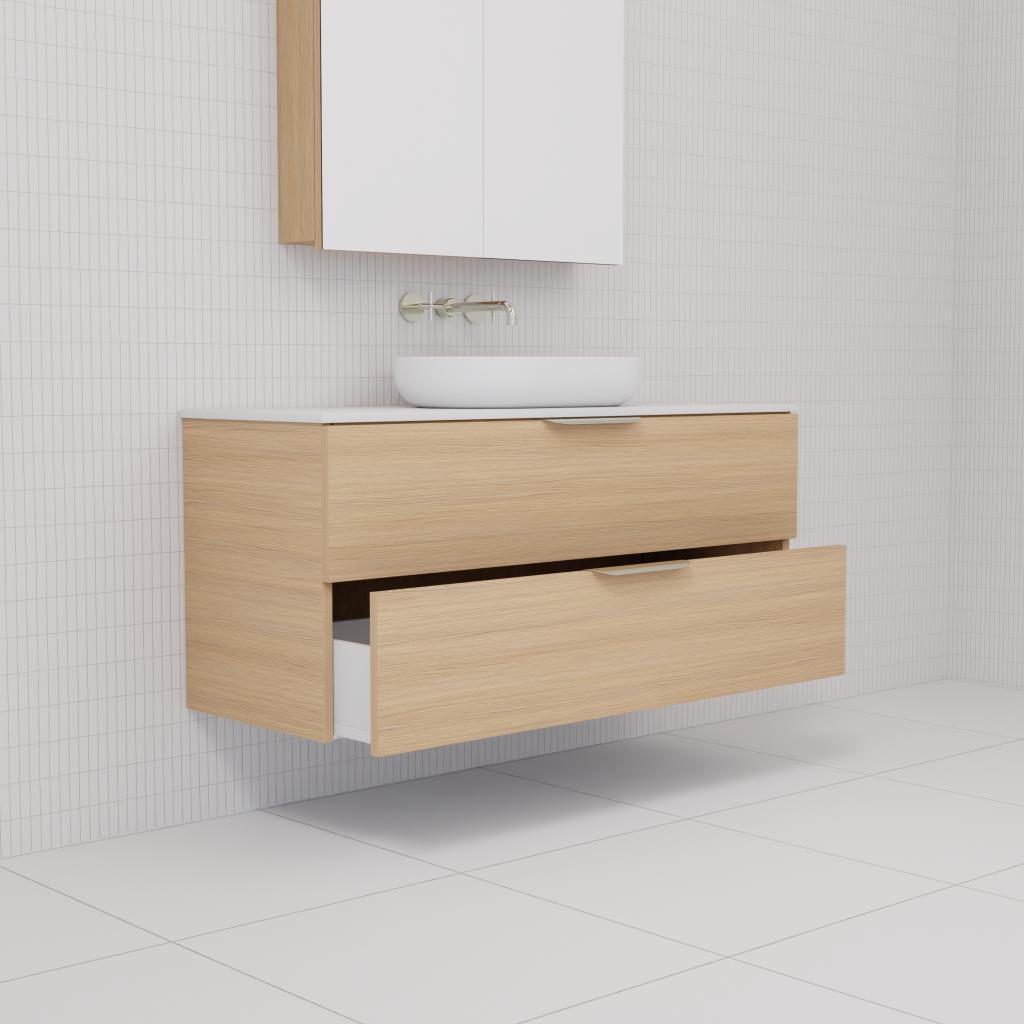 Odesa - 1200mm Nordic Oak Wall Hung Vanity