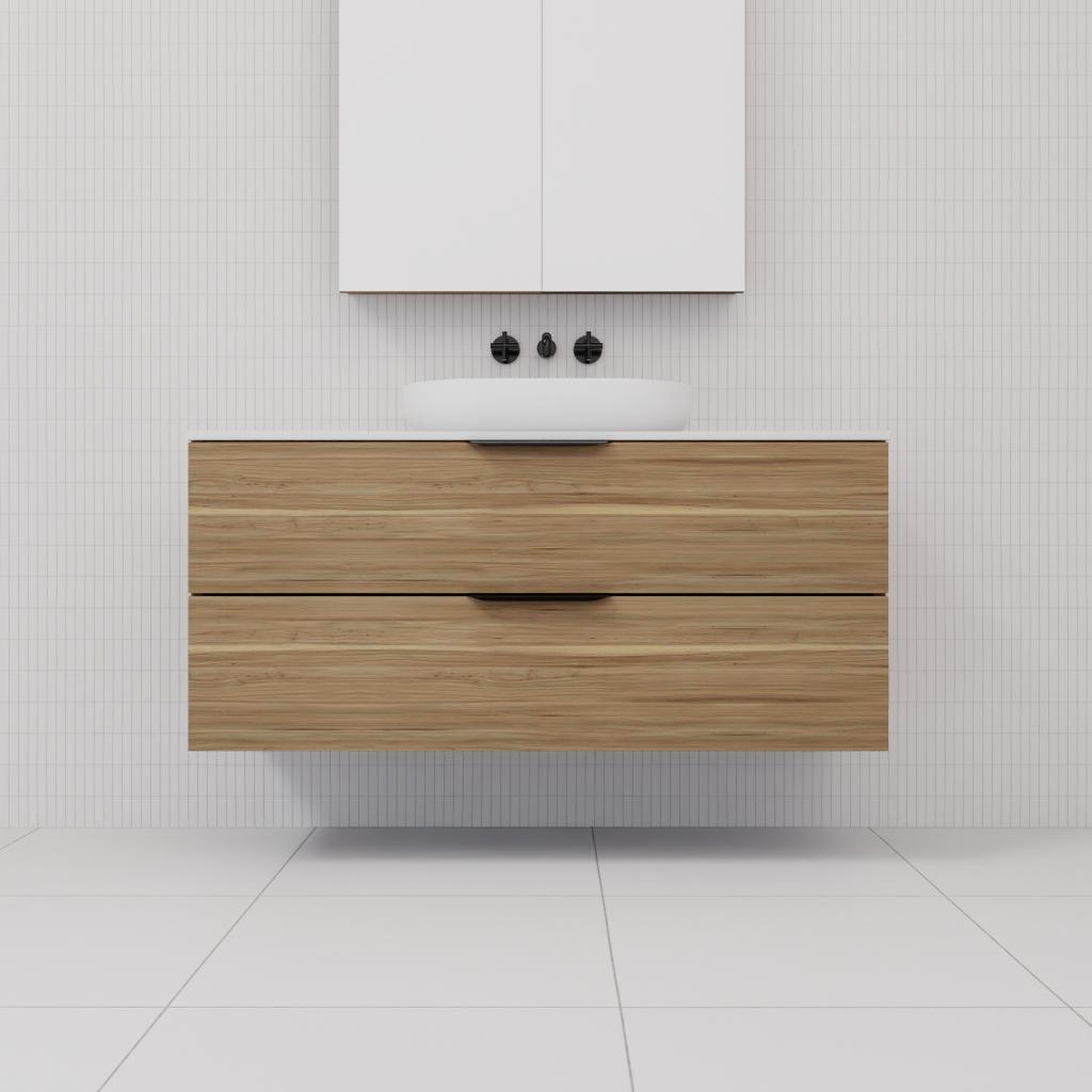 Odesa - 1200mm Tuscan Oak Wall Hung Vanity