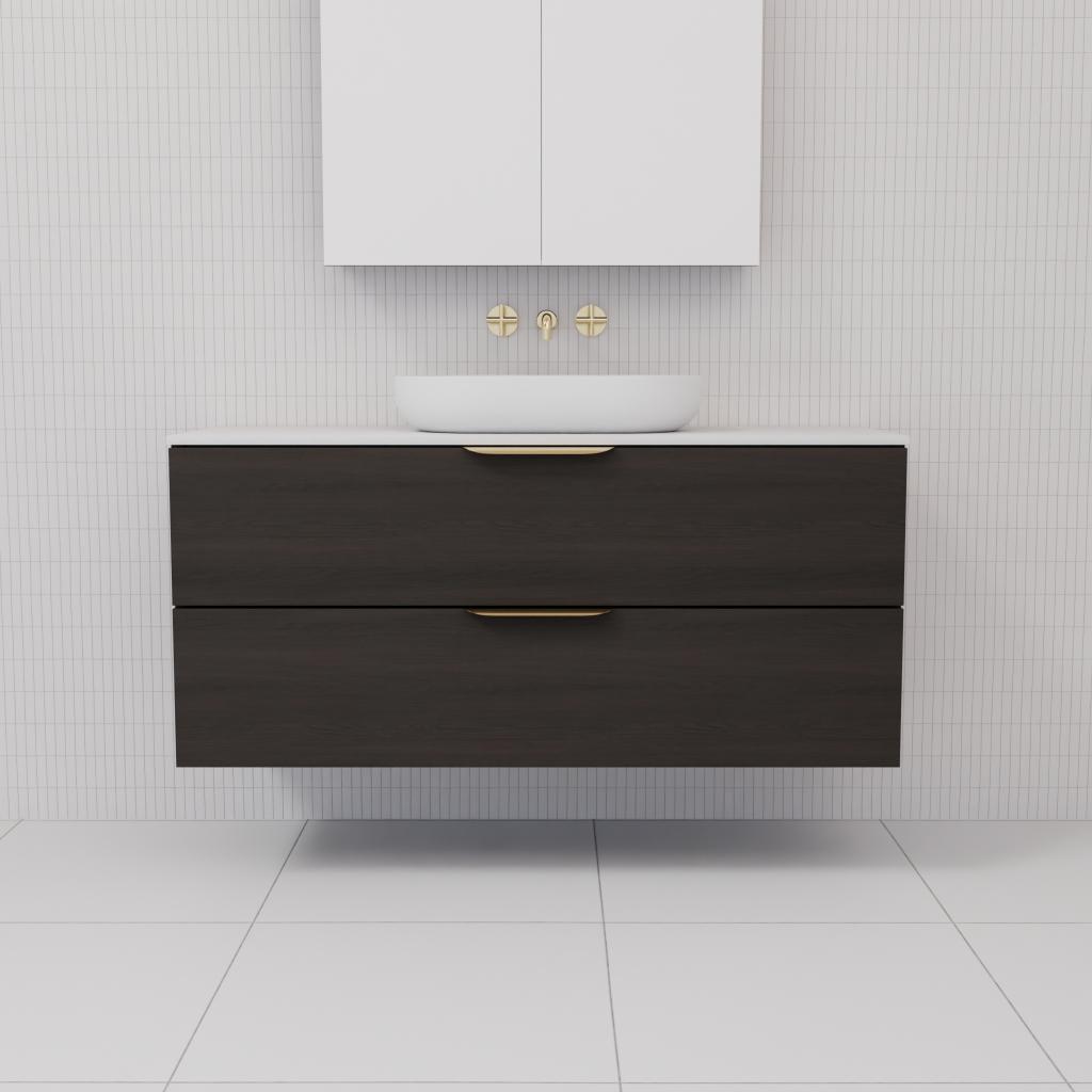 Odesa - 1200mm Smoked Onyx Wall Hung Vanity