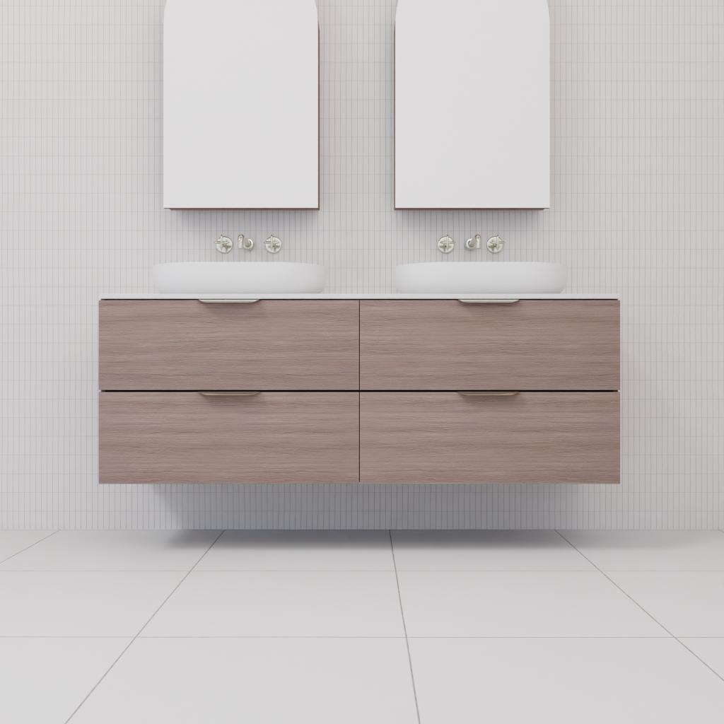 Odesa - 1500mm Urban Oak Wall Hung Vanity