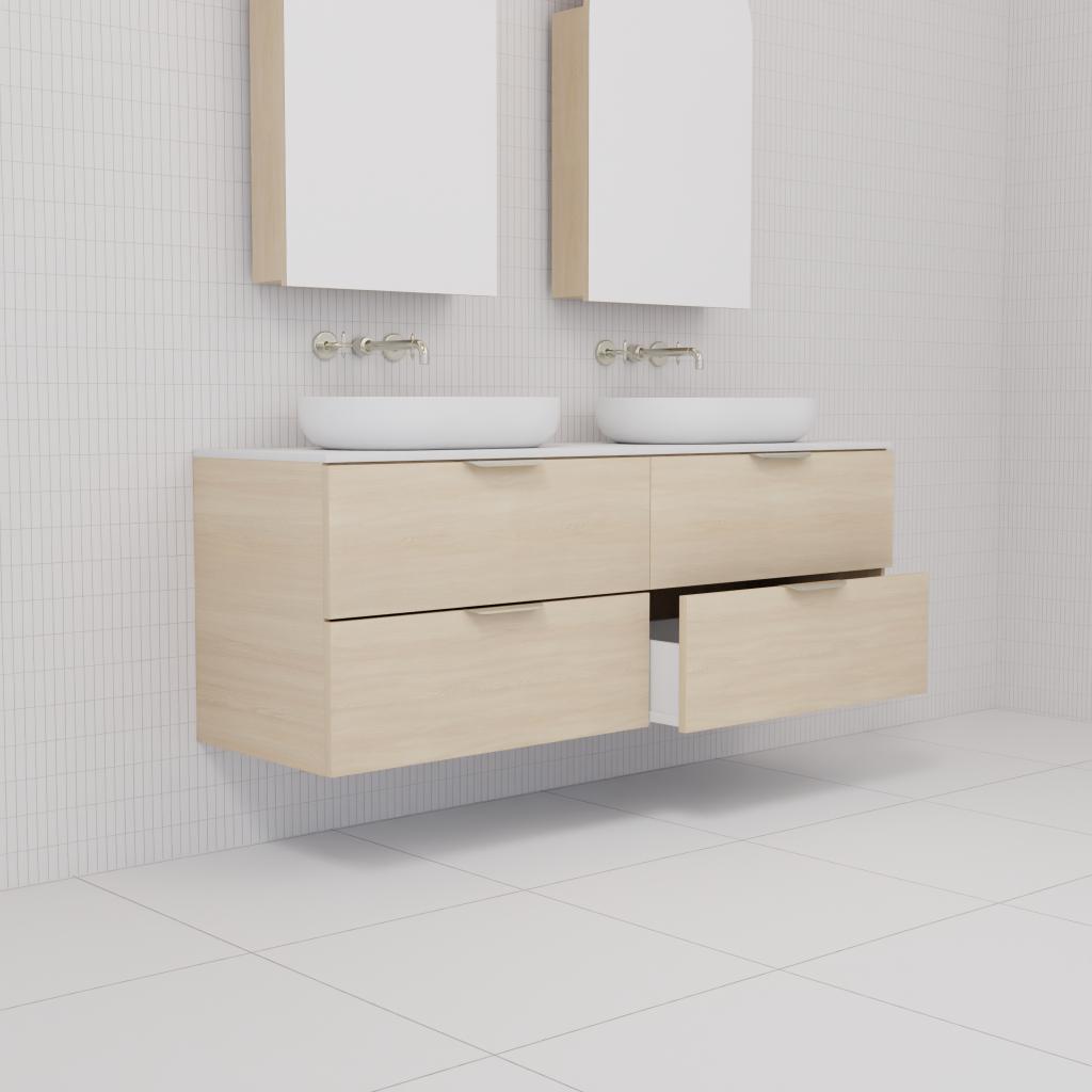 Odesa - 1500mm Vero Oak Wall Hung Vanity