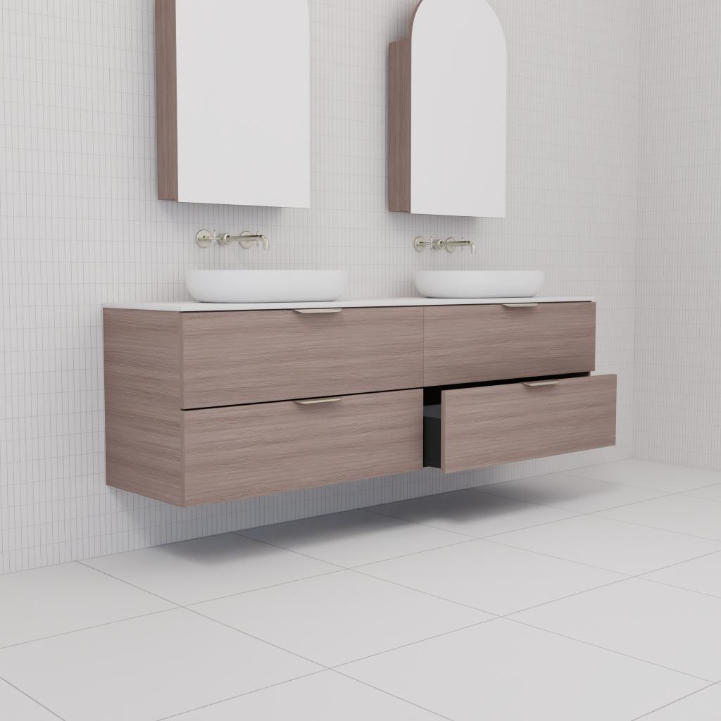 Odesa - 1800mm Urban Oak Wall Hung Vanity
