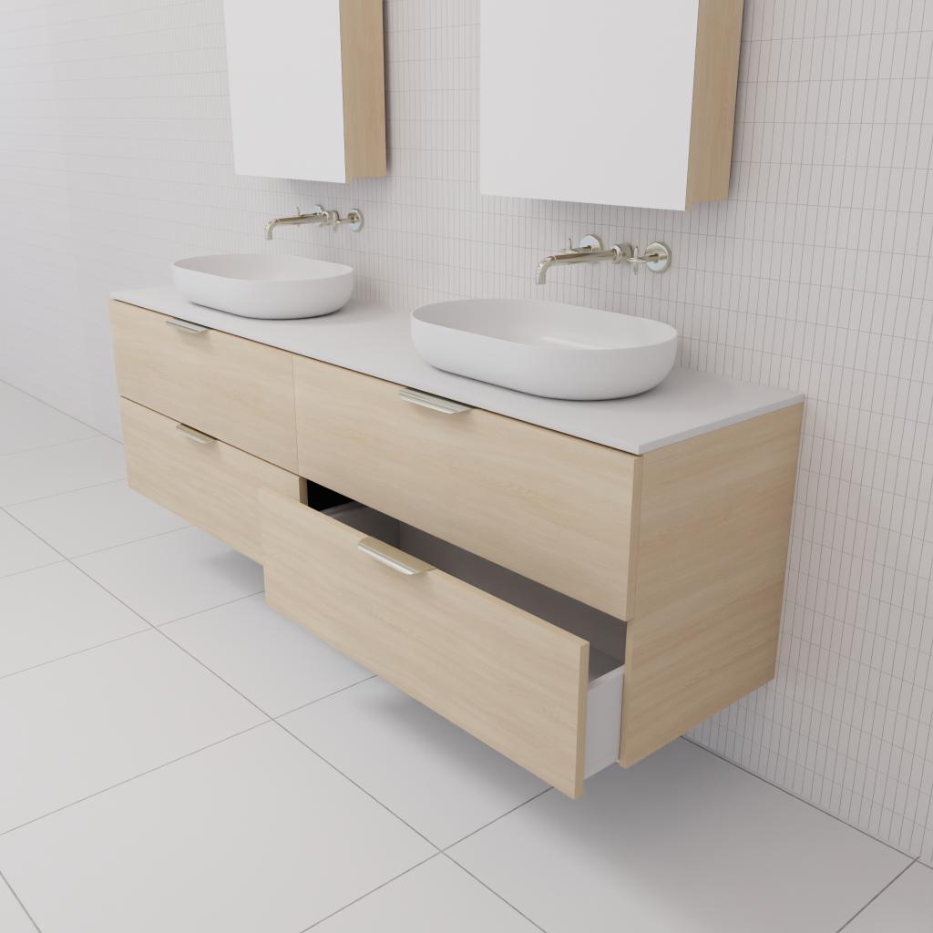 Odesa - 1800mm Vero Oak Wall Hung Vanity