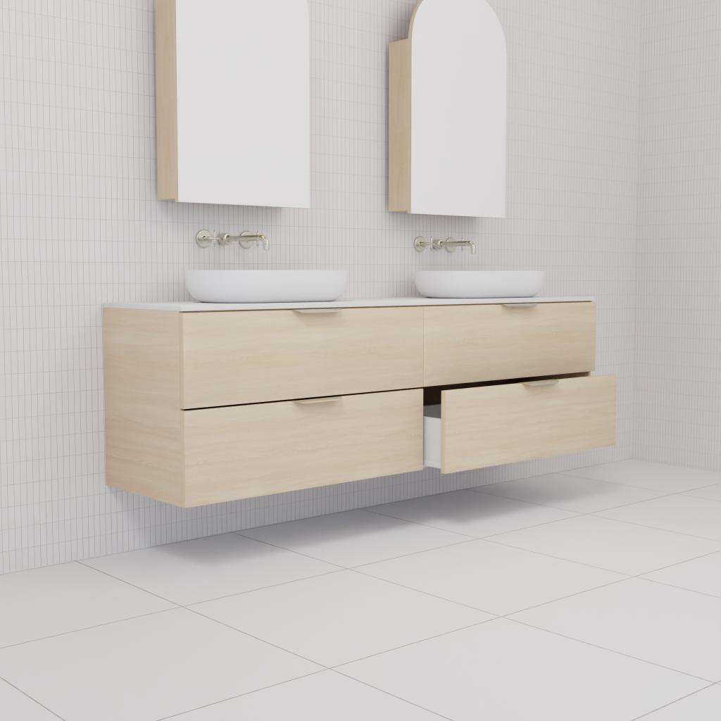 Odesa - 1800mm Vero Oak Wall Hung Vanity