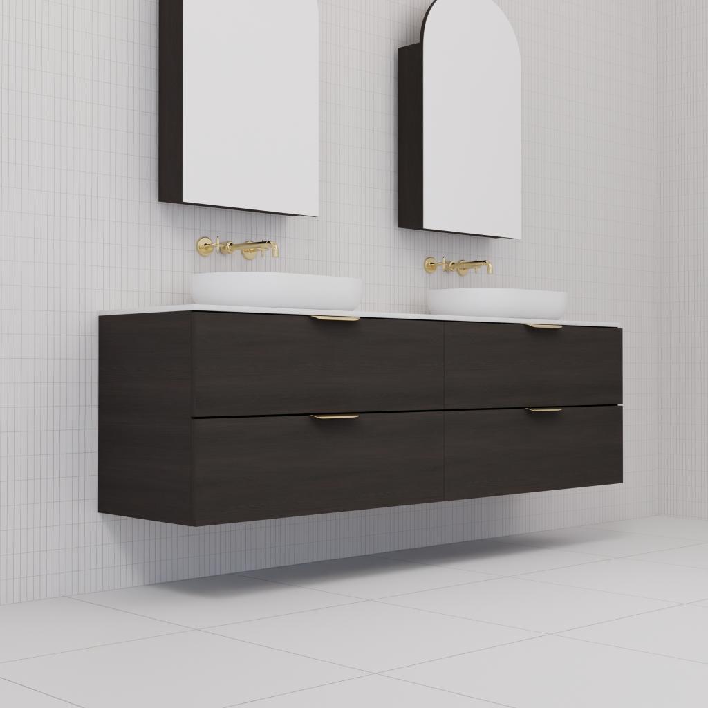 Odesa - 1800mm Smoked Onyx Wall Hung Vanity