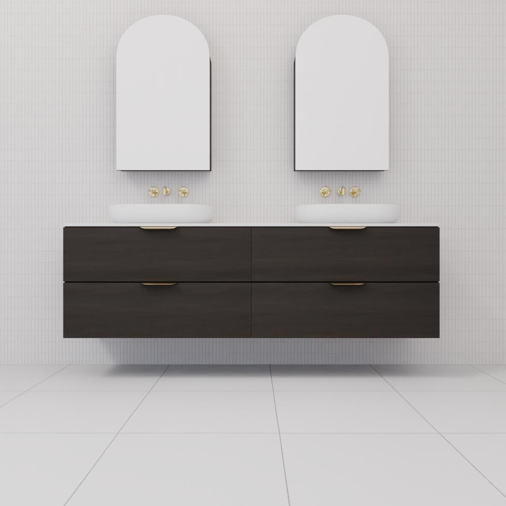 Odesa - 1800mm Smoked Onyx Wall Hung Vanity