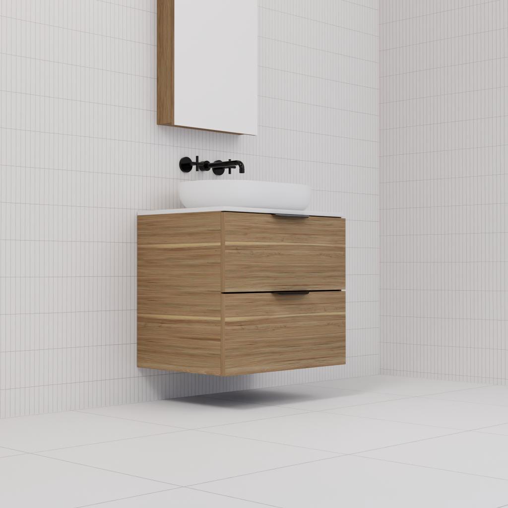 Odesa - 600mm Tuscan Oak Wall Hung Vanity