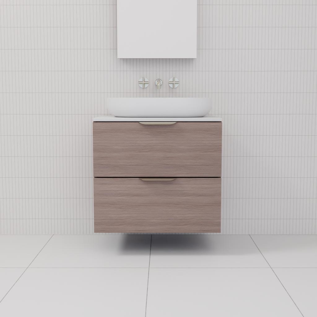 Odesa - 600mm Urban Oak Wall Hung Vanity