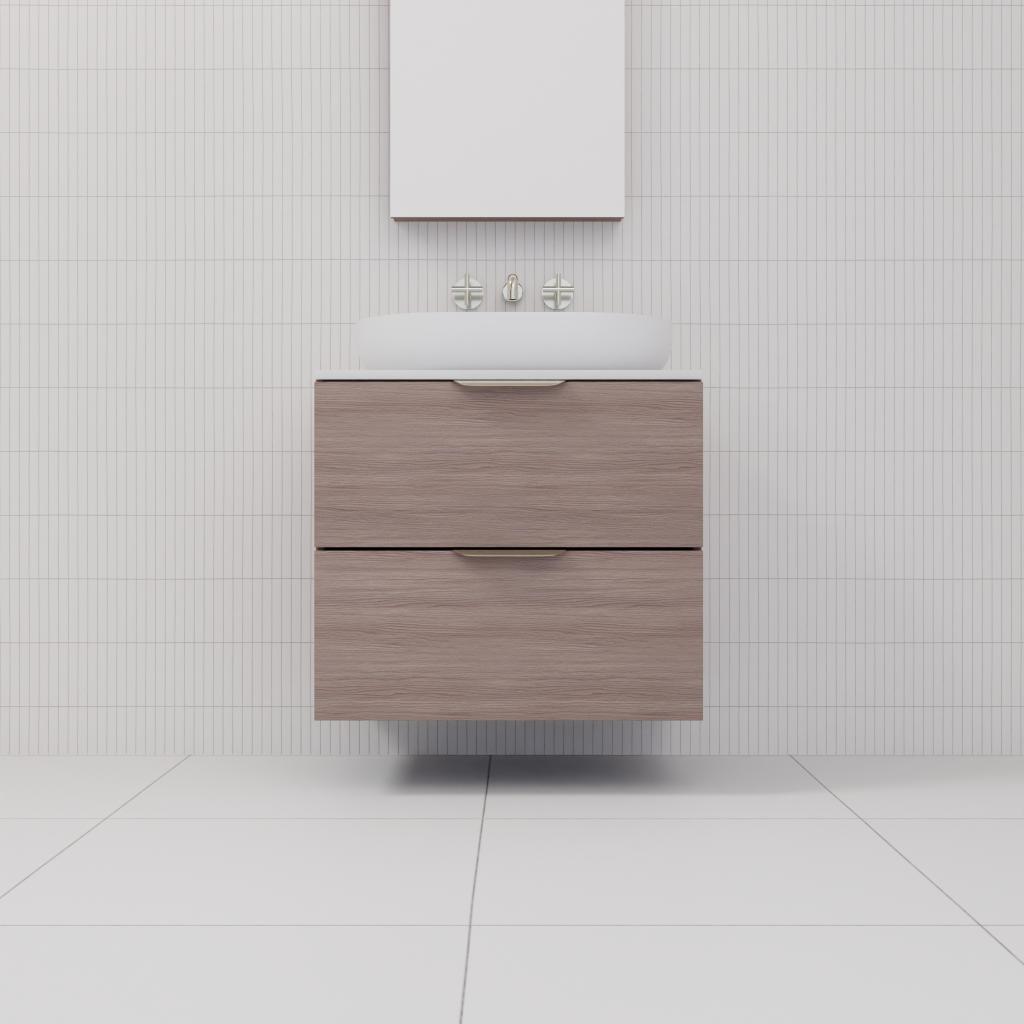Odesa - 600mm Urban Oak Wall Hung Vanity