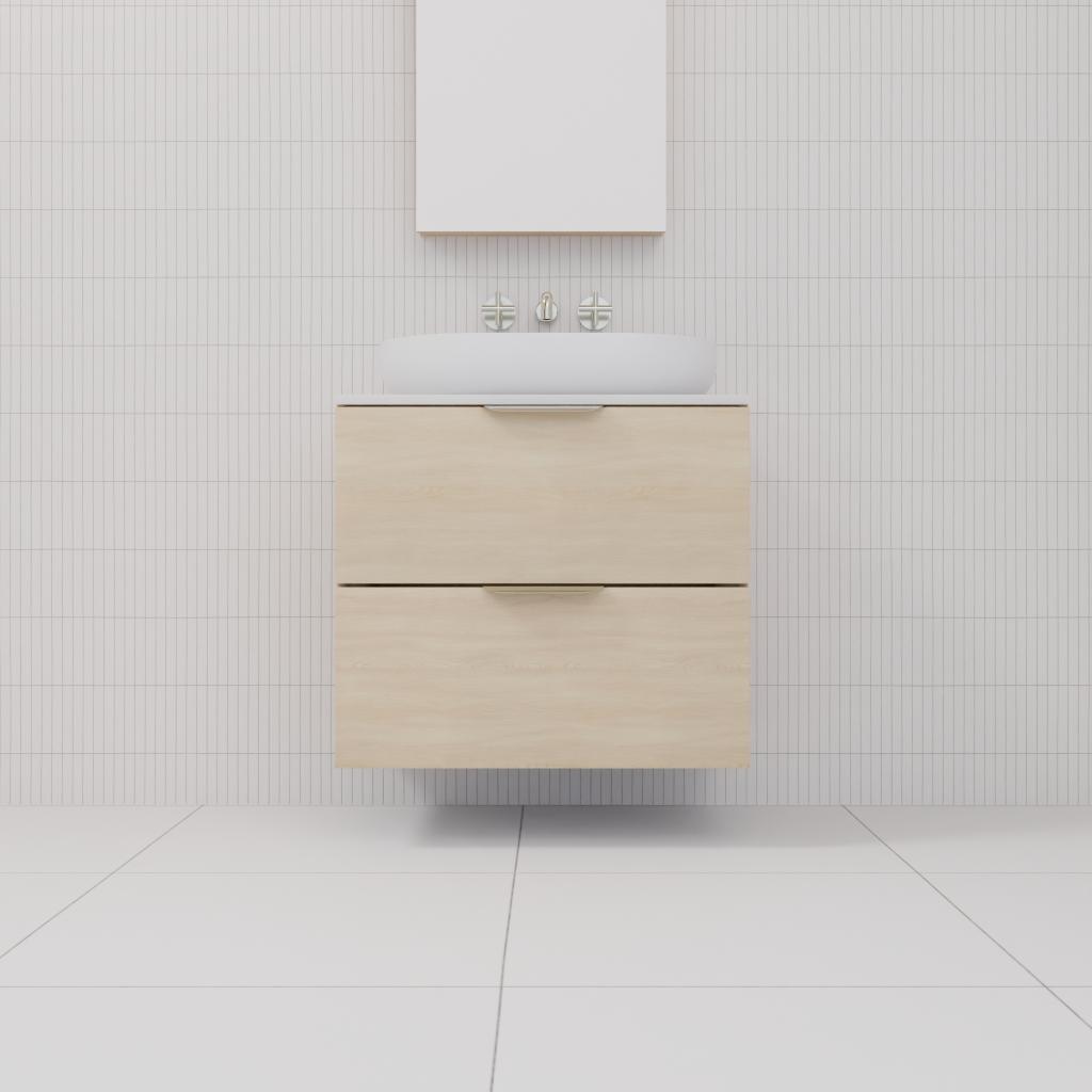 Odesa - 600mm Vero Oak Wall Hung Vanity