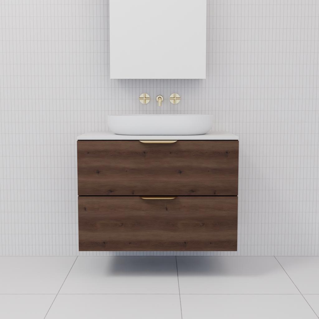 Odesa - 750mm Chestnut Wall Hung Vanity