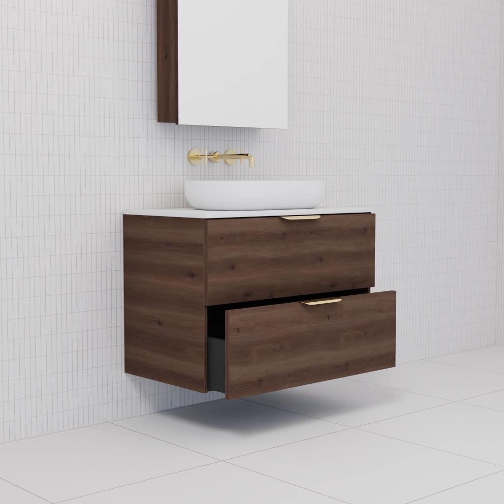 Odesa - 750mm Chestnut Wall Hung Vanity