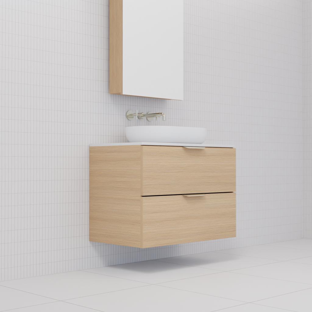 Odesa - 750mm Nordic Oak Wall Hung Vanity