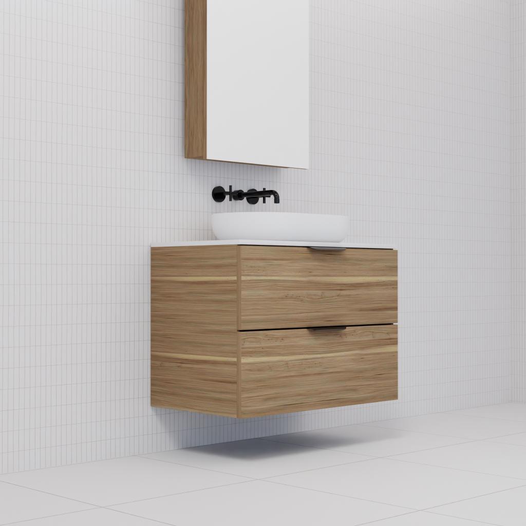 Odesa - 750mm Tuscan Oak Wall Hung Vanity