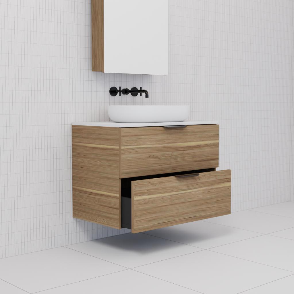 Odesa - 750mm Tuscan Oak Wall Hung Vanity