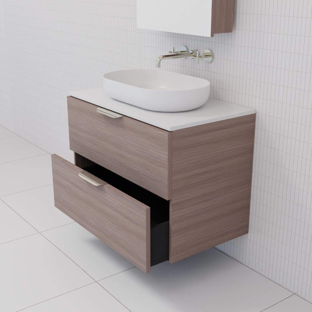 Odesa - 750mm Urban Oak Wall Hung Vanity