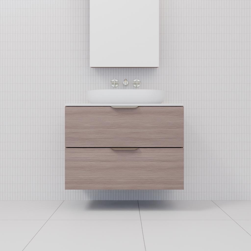 Odesa - 750mm Urban Oak Wall Hung Vanity