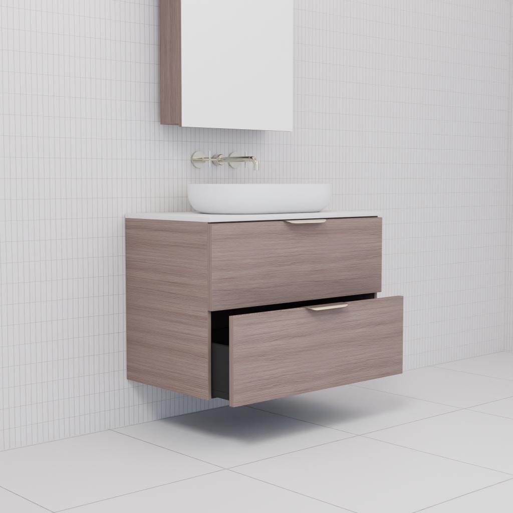 Odesa - 750mm Urban Oak Wall Hung Vanity