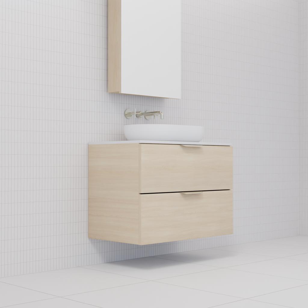 Odesa - 750mm Vero Oak Wall Hung Vanity