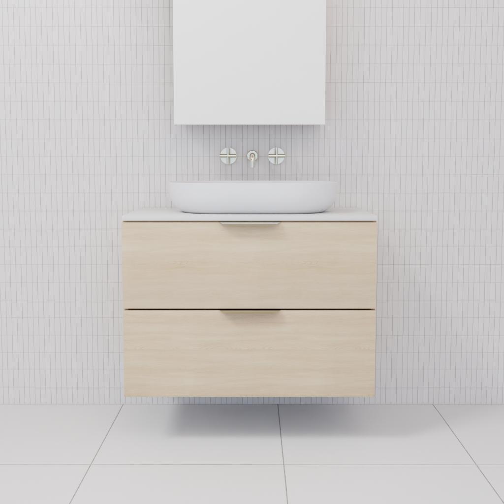 Odesa - 750mm Vero Oak Wall Hung Vanity