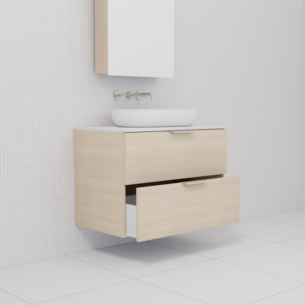 Odesa - 750mm Vero Oak Wall Hung Vanity