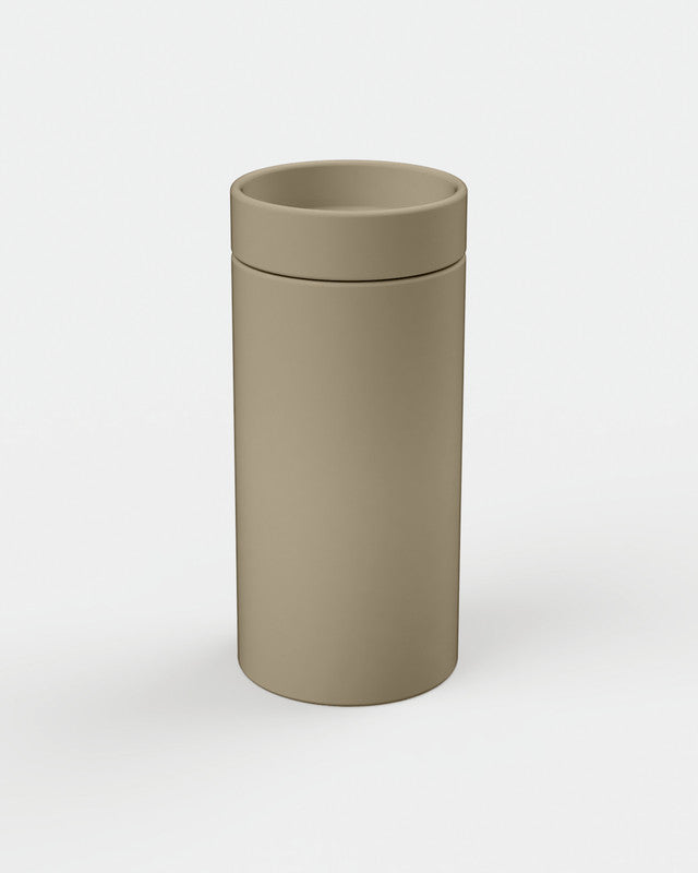 Cylinder Concrete Bowl Basin - Freestanding